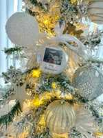 Personalised Photo Memorial Memory Christmas Clear Feather Bauble - Any Photo & Wording