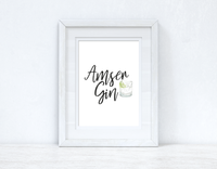 Amser Gin / Gin Time Home Welsh Decor Wall Decor Print