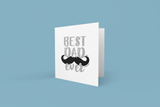 Personalised Best Dad Ever Mustache Fathers Day Collection