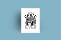 Personalised Best Gamer Dad Ever Fathers Day Collection