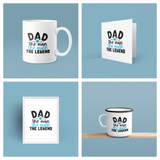 Personalised Dad The Man The Myth The Legend Fathers Day Collection