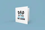 Personalised Dad The Man The Myth The Legend Fathers Day Collection