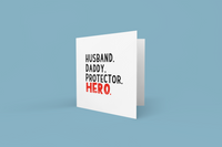 Personalised Husband Daddy Protector Hero Fathers Day Collection