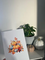 Watercolour Pumpkins 2023 Seasonal Wall Home Decor Print