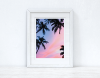 Palm Trees Photography Summer Seasonal Wall Home Decor Print