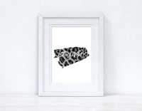 Stay Wild Animal Tiger Print Dressing Room Simple Wall Decor Print