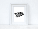 Stay Wild Animal Tiger Print Dressing Room Simple Wall Decor Print