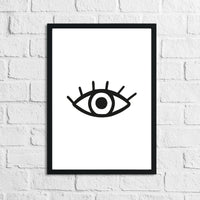 Eye Simple Bedroom Dressing Room Wall Decor Print