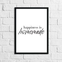 Happiness Is Homemade Simply Home Wall Decor Print