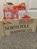 Custom Made Make Your Own Christmas Eve Crate OR Box Sticker Set - CRATE IS NOT INCLUDED