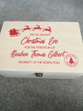 Personalised Make Your Own Christmas Eve Box Sticker Label - WOODEN BOX IS NOT INCLUDED